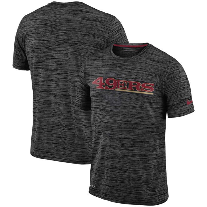 Men's San Francisco 49ers Nike Black Velocity Performance T-Shirt,We sell and wholesale Men's San Francisco 49ers Nike Black Velocity Performance T-Shirt on line form chian!